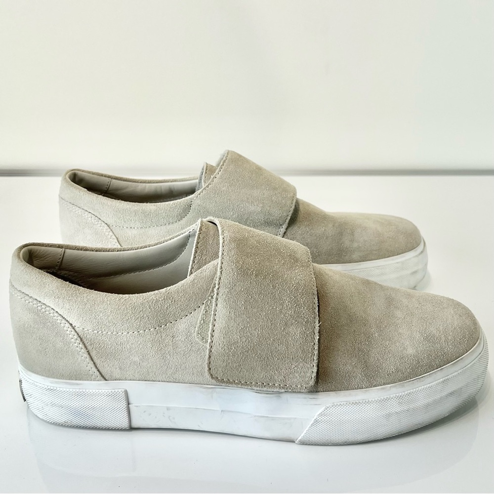 VINCE SUEDE PLATFORM SNEAKERS - Picture 3 of 12